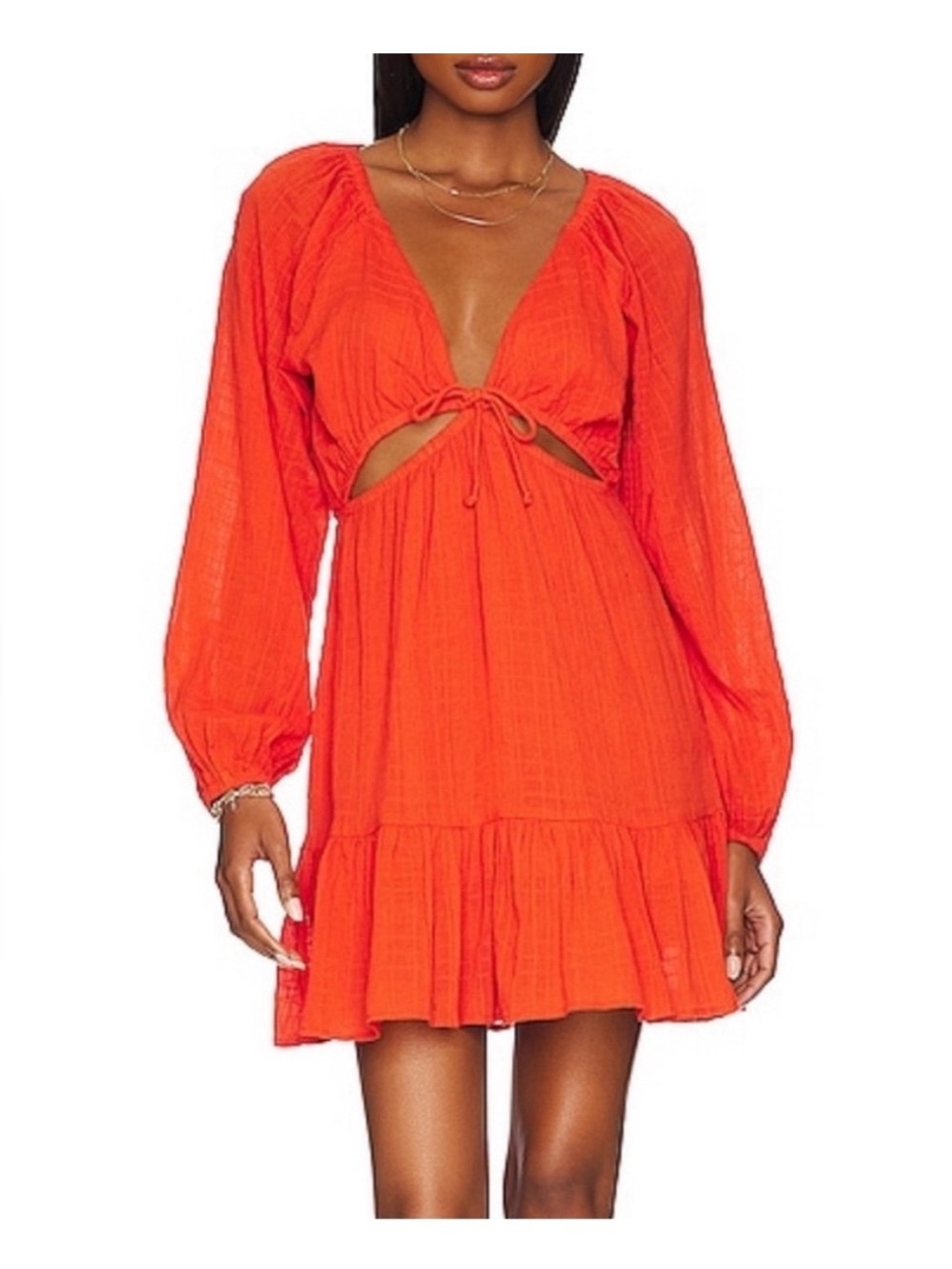 L*Space Feelin' Fine Dress in Poppy red Xsmall